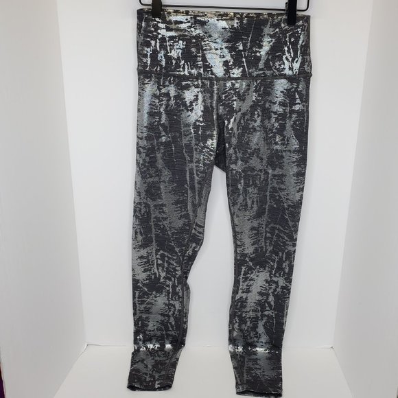 Lululemon Wunder Under Tight Legging 28” HR Sz 8 Crinkle Heather Brindle Foil - Picture 3 of 16